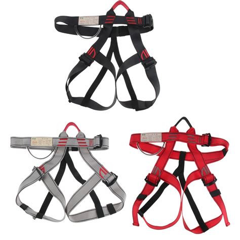 MagiDeal Adjustable Rappelling Safety Harness Rappelling Waist Leg Protect Safety Harness Belt ...