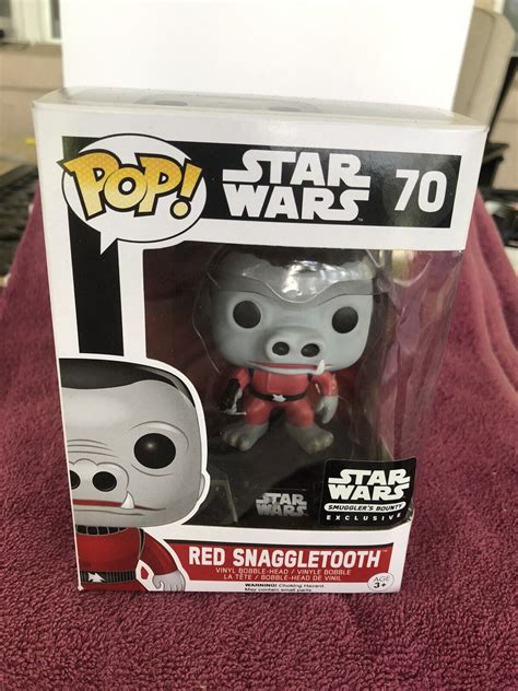 Funko Pop Red Snaggletooth Star Wars Vinyl Figure Bobble Head Ebay