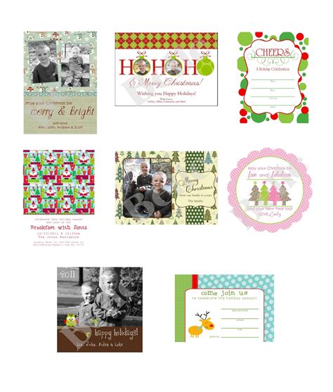 Welcome to Belle Papers and Parties: 2011 Holiday Card Designs!