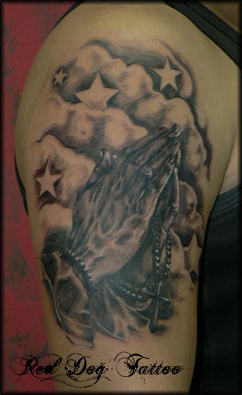 Praying Hands Tattoos for Men - Ideas and Designs for Guys