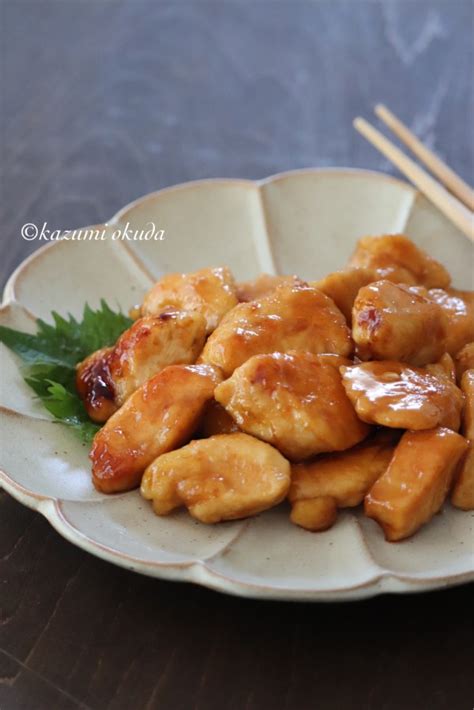 蒸し焼きで柔らか【鶏むね肉のさっぱりポン酢風味】 アットレシピ Recipe