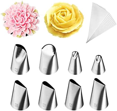 Amazon Fantasyday Piece Stainless Steel Rose Flower Piping Tips