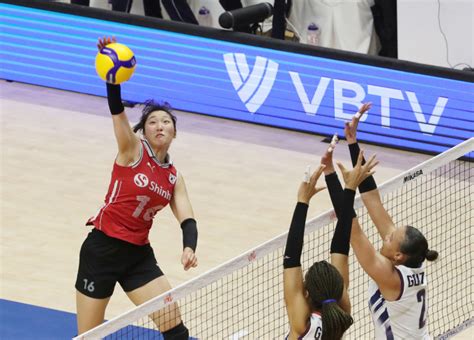 한국 여자배구 Vnl 2승 마무리 16개 팀 중 15위