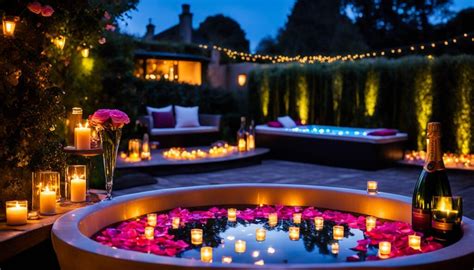 Romantic Hot Tub Decoration Ideas