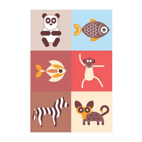 premium vector  poster   panda panda tiger tiger tiger