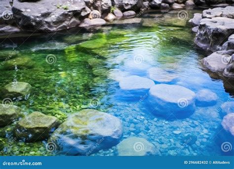 Close Up Of Bubbling Hot Spring Water Stock Photo Image Of Spring Outdoor