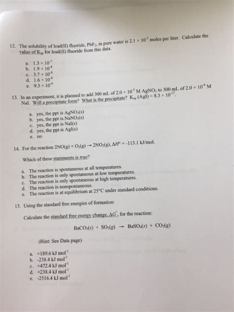 Solved The Solubility Of Lead Ii Fluoride Pbf In Pure Chegg