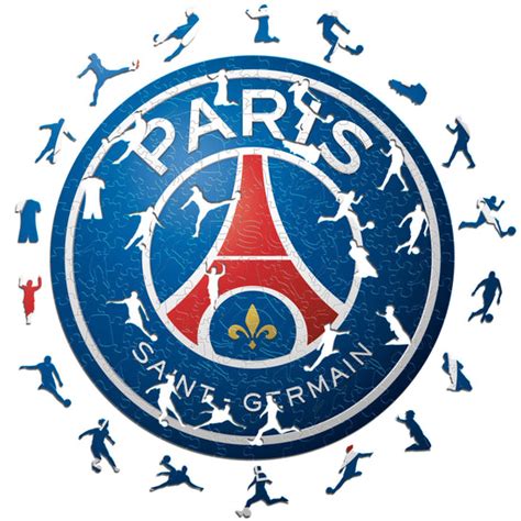 Logo PSG FC® - Puzzle Officiel en Bois – Iconic Puzzles FR