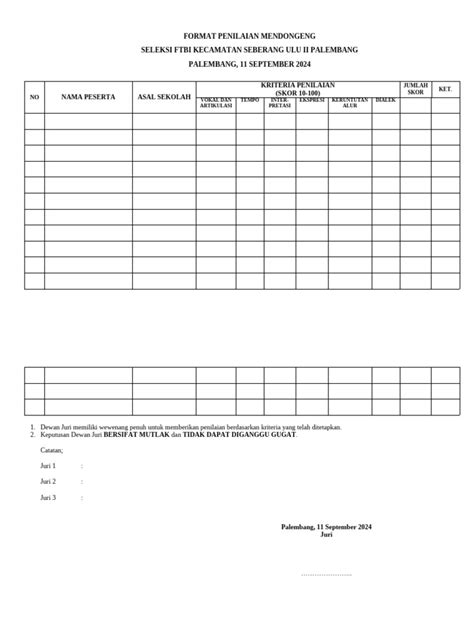 Formatpenilaianpuisi Pdf