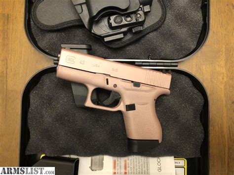 Armslist For Sale Glock 43 Rose Gold 525
