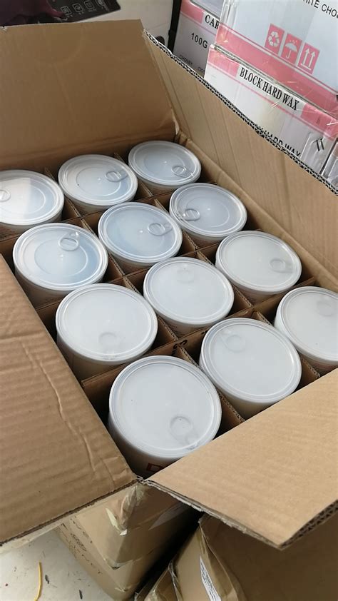 800g Chocolate Flavor Tin Canned Hair Removal Hot Wax All Skin Types Painless Liposoluble Soft