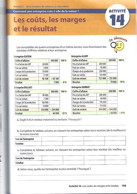 Co Ts Marges Et R Sultat N Gociation Commerciale Studocu