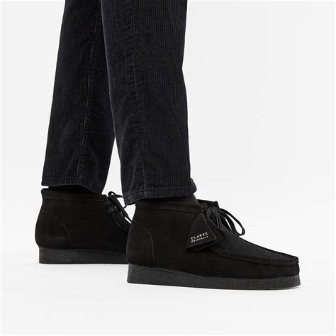 Clarks Originals Wallabee Boot Black Suede | END. (NL)