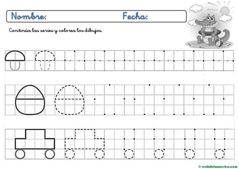 Fichas De Grafomotricidad Para Imprimir 4 Y 5 Años Grafomotricidad Ejercicios De Escritura