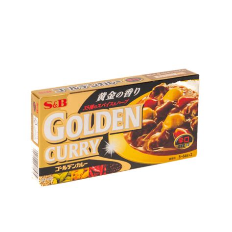 S B GOLDEN CURRY HOT Japanese Foodstuff Food Product Supplier In UAE Kami Foodstuff