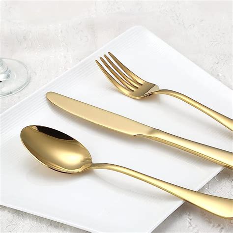 Gold Flatware Set - Perfectly Draped