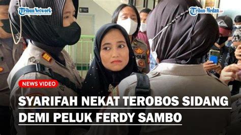 Berulah Lagi Syarifah Kini Nekat Terobos Sidang Demi Peluk Ferdy Sambo