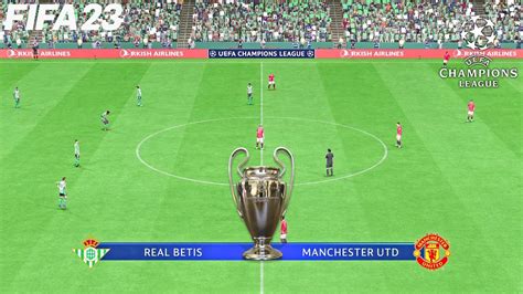 FIFA 23 Real Betid Vs Manchester United UEFA Champions League PS5