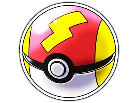 Fast Ball Poke Ball Sticker Water Proof Weather Proof Vinyl Sticker