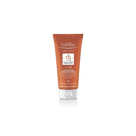 Euphidra Kaleido UV System Latte Solare Idratante Corpo SPF 15 150ML