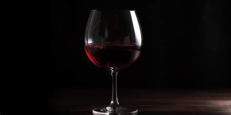 Premium Ai Image Ai Generated Ai Generative Close Macro Photo Mock Up Of Glass Wine Red