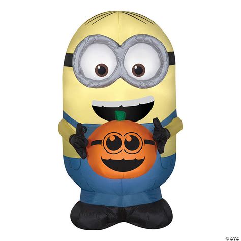 36" Blow Up Inflatable Despicable Me Minion Dave Outdoor Halloween Yard ...