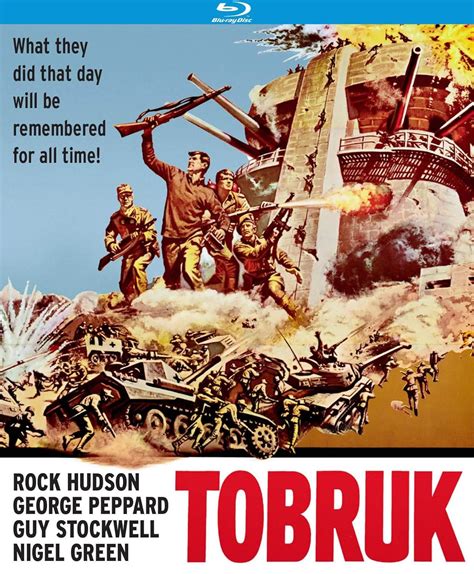 Tobruk Amazonit Rock Hudson George Peppard Nigel Green Guy