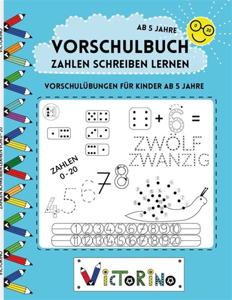 Vorschulbuch Zahlen Lernen Victorino Books