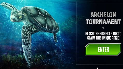 Archelon Tournament Jurassic World The Game Aquatic Park Episode