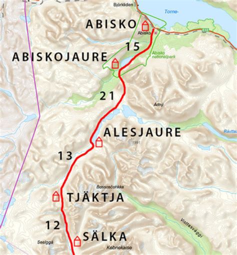 kungsleden abisko tjäktja pěšky za polárním kruhem