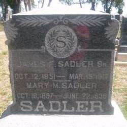 James Franklin Sadler 1851 1917 Mémorial Find a Grave