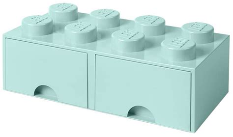 Lego Rangements Pas Cher Brique Bleu Clair Aqua De Rangement