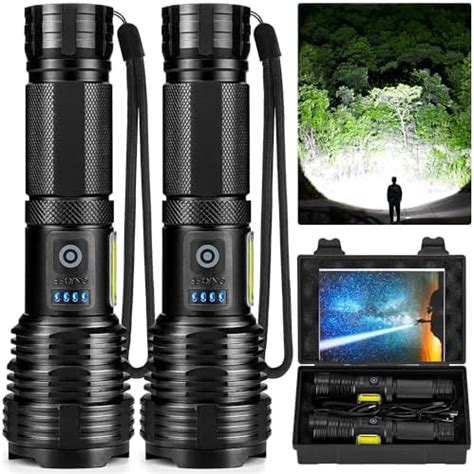 Flashlights LED High Lumens Rechargeable 990 000 Lumen Super Bright