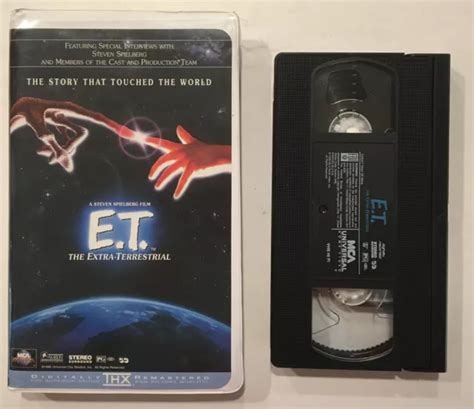 E T THE EXTRA TERRESTRIAL VHS 1996 ORIGINAL Clamshell ET 82 STEVEN