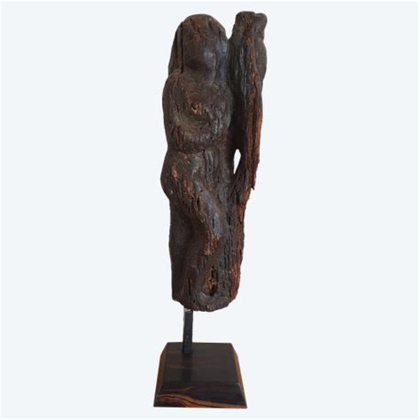 Naked Woman Wooden Sculpture Th Century Or Antikeo