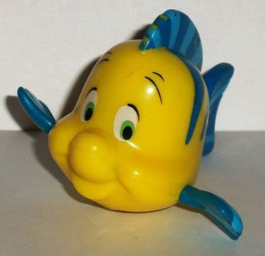 McDonald's 1997 Disney's Little Mermaid Flounder Happy Meal Toy Loose Used