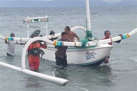 Jukung Terbalik Di Perairan Nusa Penida Ternyata Milik Nelayan Suana