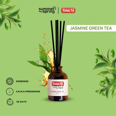 Jual Reed Diffuser Jasmine Green Tea Summer Spring X Tong Tji