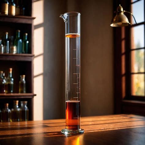 Premium Photo Graduated Cylinder Laboratory Equipment Used In Experiments And Chemistry