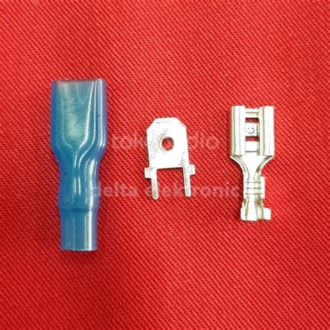 Jual SKUN GEPENG TERMINAL 6 3 FEMALE MALE KARET 1 SET1 MALE Kab