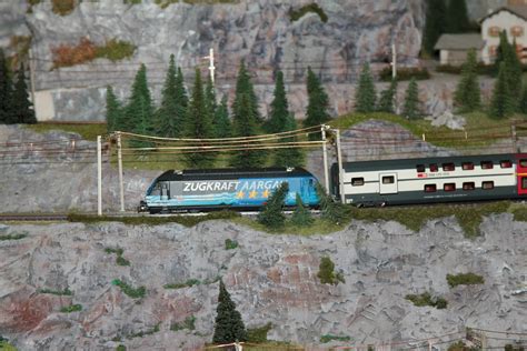 Modell SBB Lokomotive Re 460 034 2 Mit Werbung Zugkraft Flickr