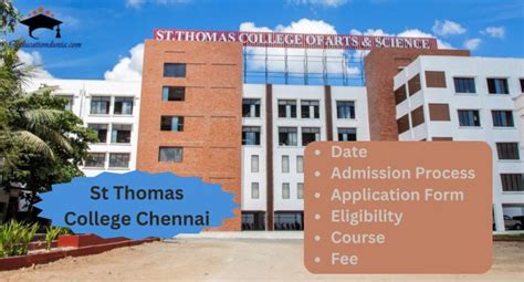 St Thomas College Chennai Admission 2024: Course, Ranking