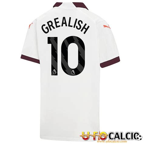 Maglie Calcio Manchester City GREALISH 10 2023 2024 Seconda Prezzo