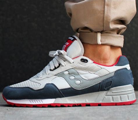 Кроссовки Saucony Shadow 5000 [Grey/Red] - блог Styles.ua