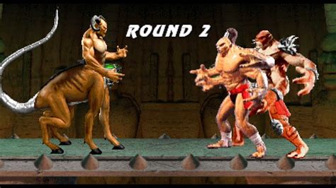 Mortal Kombat Motaro Vs Goro And Kintaro Round 2 Youtube