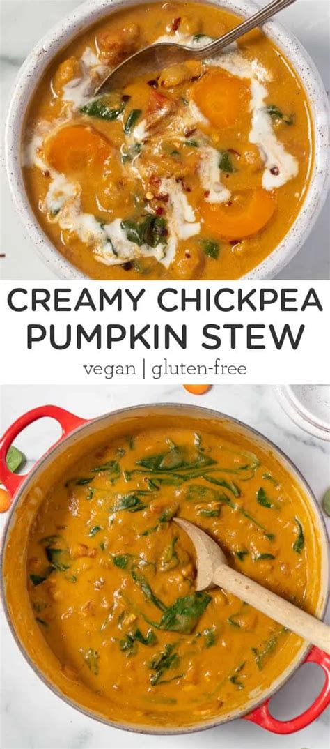 Creamy Chickpea And Pumpkin Stew Simply Quinoa