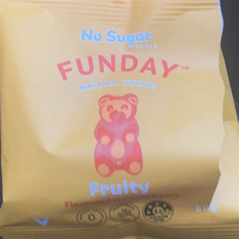 Funday Natural Sweets Fruity Flavoured Gummy Bears Review Abillion