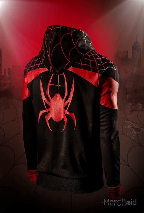 Jimsmash Miles Morales Spider Man Hoodie