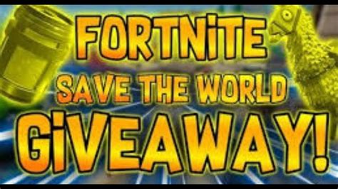 Real Fortnite Save The World Giveaway And Shop Fortnite Stw Giveaway Youtube