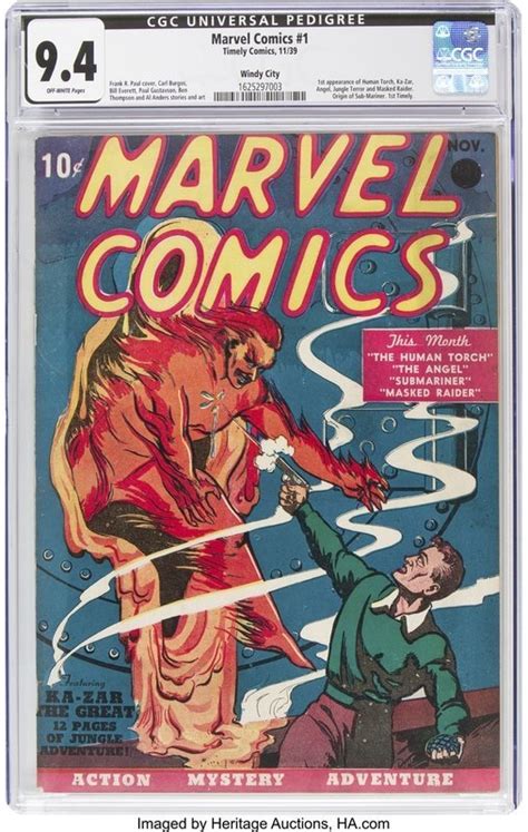 First Marvel Comics Issue Sells For 126 Million Film And Tv Images